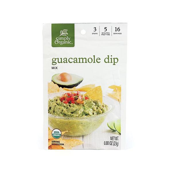 【並行輸入品】【送料無料】Simply Organic Guacamole Dip Mix Certified Organic シンプリーオーガニック ワカモレミックス 23g