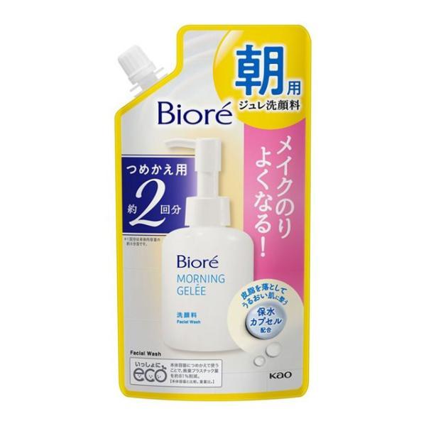 洗顔 ソープ  ビオレ　朝用ジュレ洗顔料　つめかえ用２回分 160ml  花王