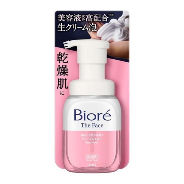 洗顔 ソープ  ビオレ　ザフェイス　泡洗顔料　ディープモイスト　本体　200ｍｌ  花王
