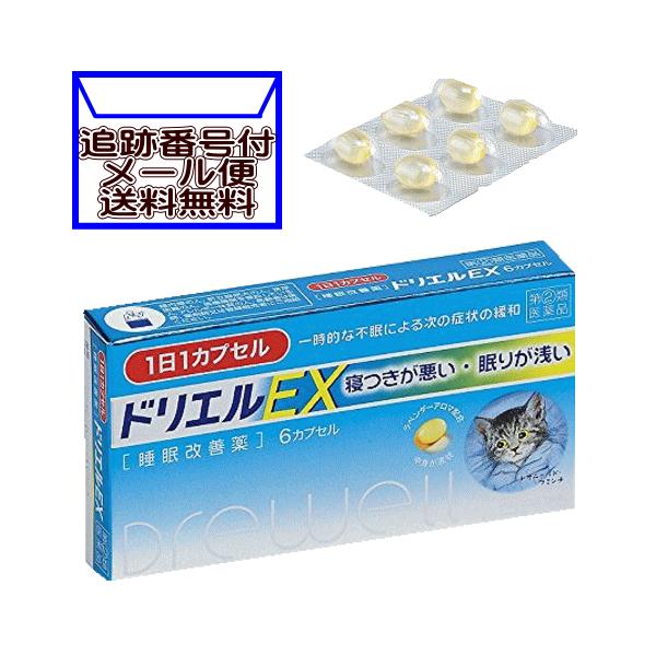 他サイト： 【メール便送料無料】【第(2)類医薬品】ドリエルＥＸ 6錠 エスエス製薬の商品画像