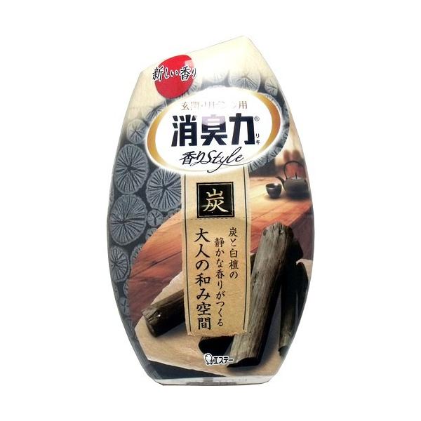 エステー　お部屋の消臭力　玄関・リビング用　炭と白檀の香り　400ml