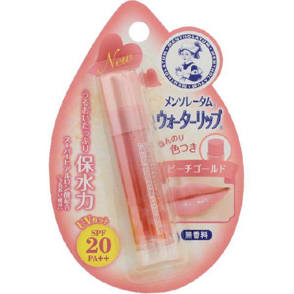 ロート製薬 メンソレータム ウォーターリップ ピーチゴールド