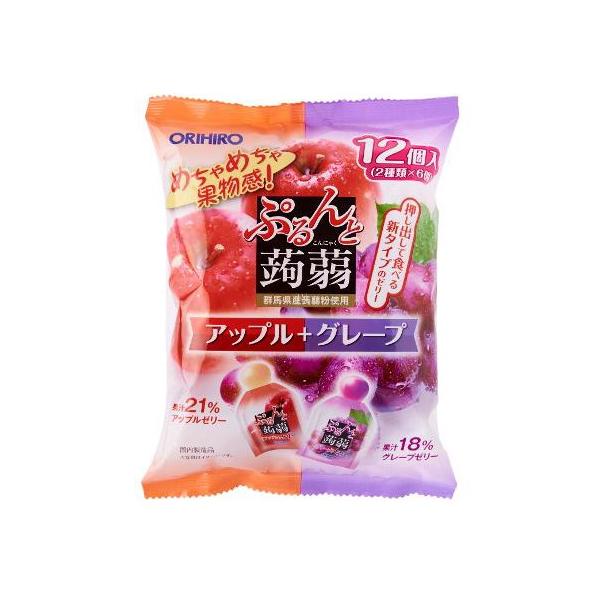 オリヒロプランデュ株式会社 ぷるんと蒟蒻ゼリー パウチ アップル+