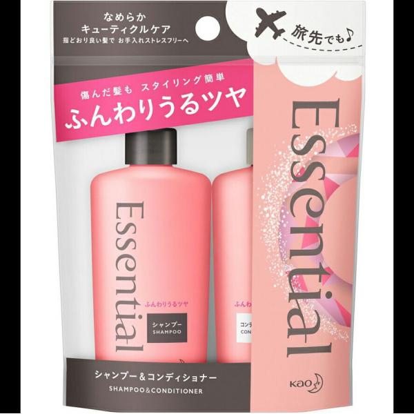 エッセンシャル ふんわりうるツヤ ミニセット シャンプー45ml