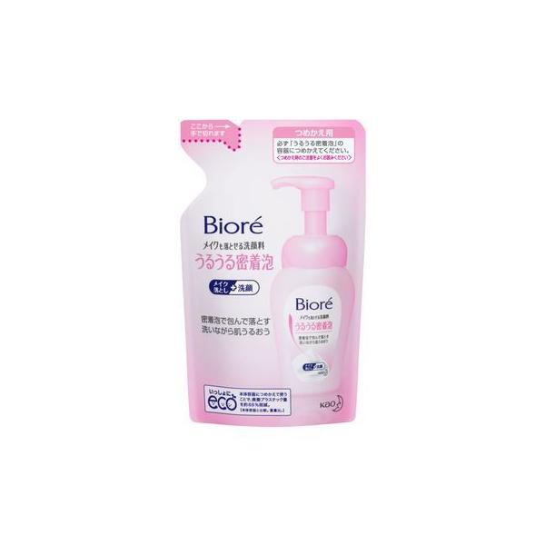 Kao 花王株式会社 ビオレ メイクも落とせる洗顔料 うるうる密着泡 詰替