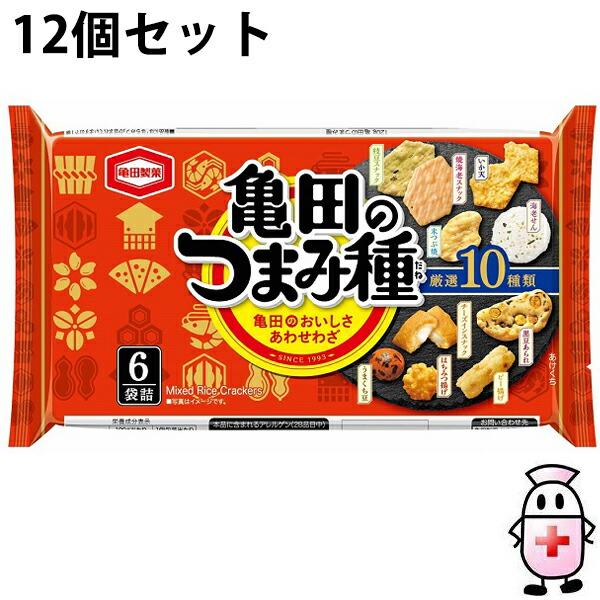送料無料】亀田製菓株式会社 亀田のつまみ種 120g［6袋詰］入×12個