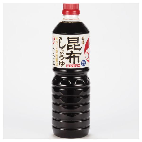 【送料無料】福山醸造 『トモエ日高昆布しょうゆ 塩分カット 1L×3本セット』（キャンセル不可）（商品発送にお時間がかかる場合がございます）【△】