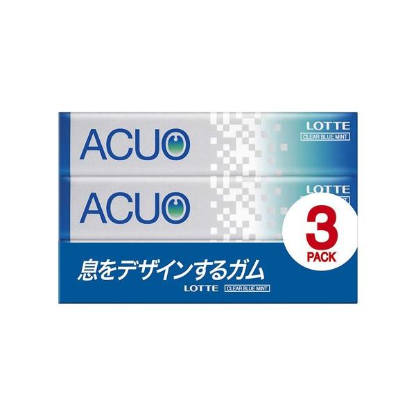 株式会社ロッテ ACUO(アクオ) クリアブルーミント 3P×10個セット