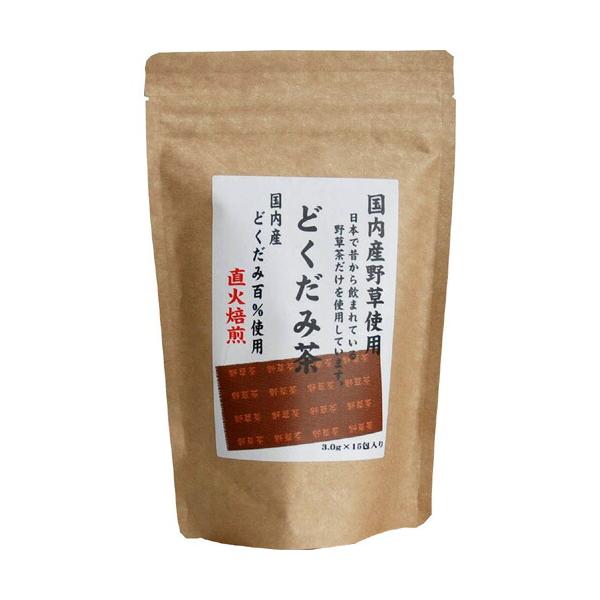 株式会社河村農園 どくだみ茶 (3.0g×15包入) ＜国内産野草使用＞ 【北海道・沖縄別途送料】【△】
