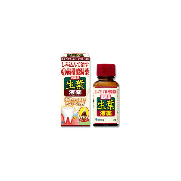 【☆】【第3類医薬品】ポイント8倍相当 小林製薬 生葉液薬 20g 【北海道・沖縄は別途送料必要】