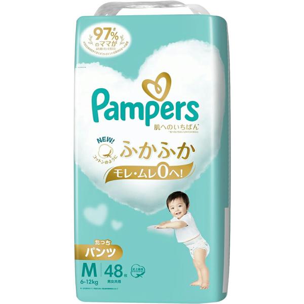 P＆G パンパース 肌へのいちばん ふかふか パンツ Mサイズ たっち［6