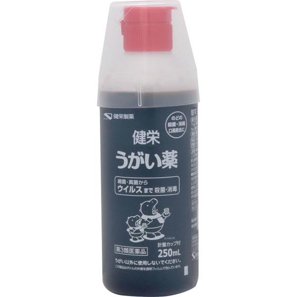 【第3類医薬品】【送料無料】 健栄製薬株式会社 健栄うがい薬＜健栄のカバくんシリーズ＞ 250ml 【△】