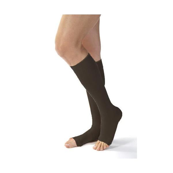 【医療向け】テルモ 『JOBST（ジョブスト）オペーク２ ハイソックス つま先なし サイズ：SS カラー：ブラック（JP-Q21K1B）31-43hPa(23-32mmHg)1足（2本）』