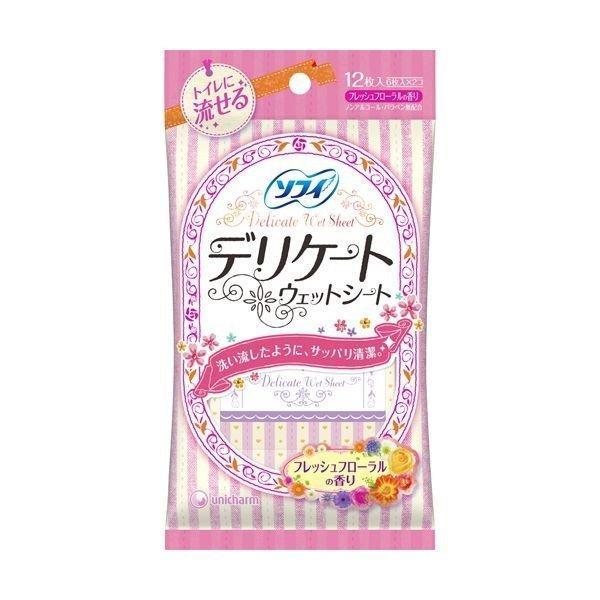 ※旧パッケージのため処分価格です了承の方●肌触りのよい素材(不織布)を使用しているのでデリケートな肌にもやさしく、安心です。●手のひらサイズで携帯に便利です。●使用後はトイレに流せます。●ノンアルコール、パラベン無配合。●フレッシュフローラ...