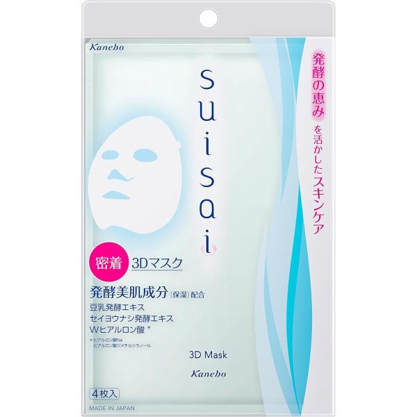 suisai スイサイ パック マスク 3Dマスク 4枚　カネボウ化粧品