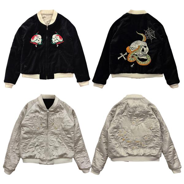 エンブロイダージャケット“SKULL”/ DRY BONES【ドライボーンズ】