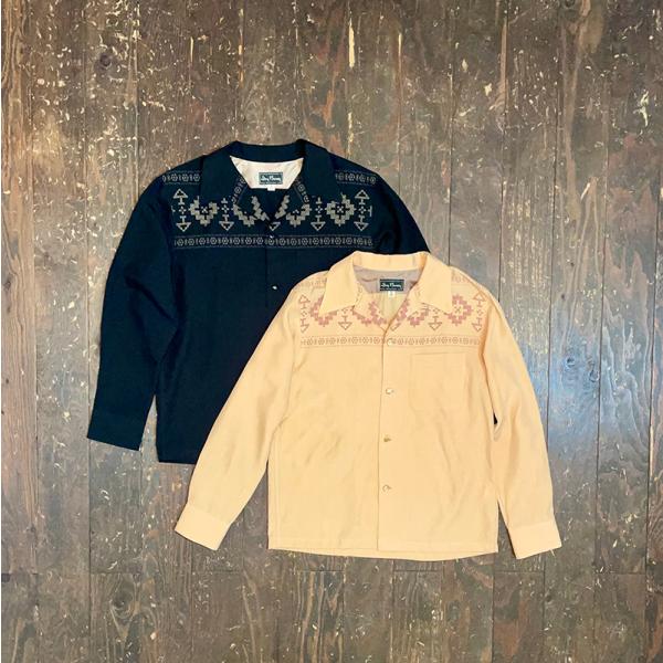 ドライボーンズ DS-2721 L/S Print Open Shirt “NATIVE PATTERN”