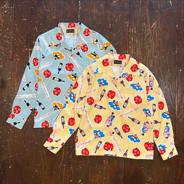 ドライボーンズ DS-2723 L/S Hawaiian Shirt “BEER”