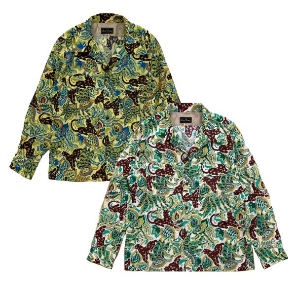 ドライボーンズ DS-2764 L/S Hawaiian Shirt “PANTHER”