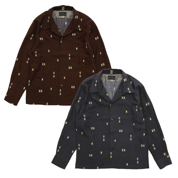 プリントオープンシャツ “DOTTING ARGYLE”/ DRY BONES【ドライボーンズ】　