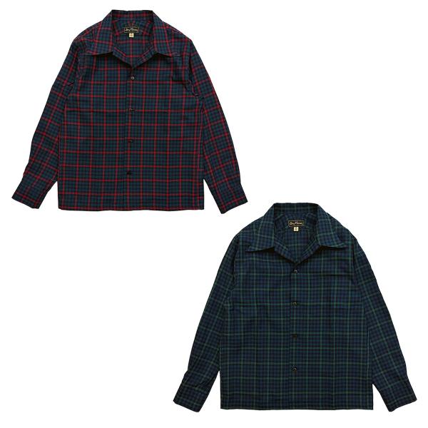 ドライボーンズ DS-2796  Check Open Shirt