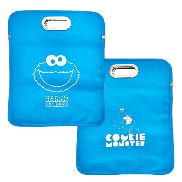 【希少品】 セサミストリート キャディバッグ　デニム　6分割　8インチ セサミストリートレコードバッグ [クッキーモンスター] / PVC製の