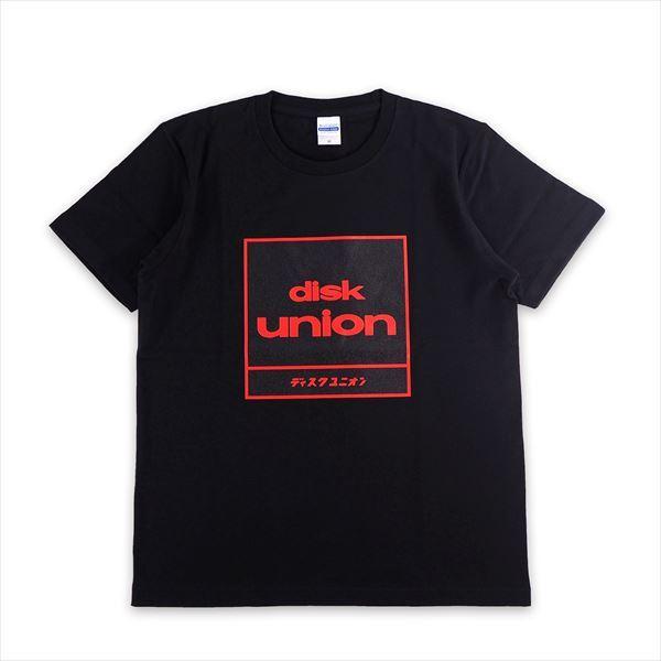 ディスクユニオン 四角ロゴ Tシャツ ブラック Lサイズ / DISK UNION