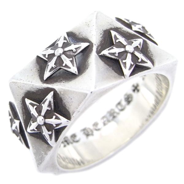 Chrome Hearts 売店 クロムハーツ ペンタゴン 5p スター リング 指輪 Dh 22号 シルバー925 中古 飯能本店