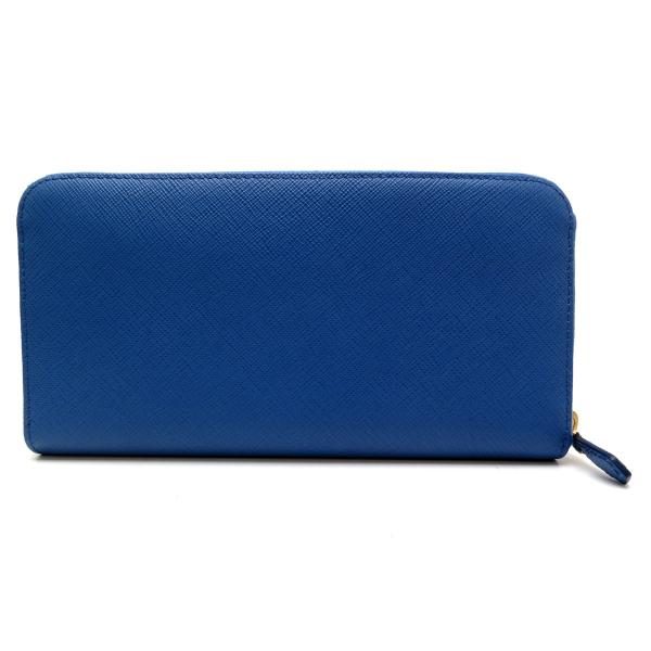 Prada プラダ ファスナー長財布 1ml506 長財布 コバルト レディース サフィアーノ Dh 中古 フィオッコ 飯能本店 おしゃれ