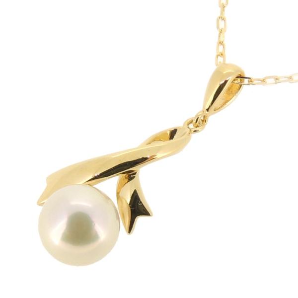 お値下げしました^_^ミキモト　リボンパールネックレス お値下げしました^_^ミキモトリボンパールネックレス