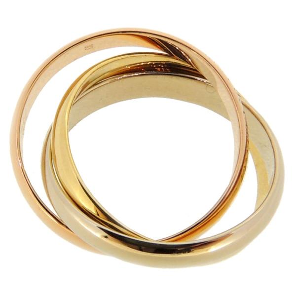 カルティエ トリニティ リング 指輪 750イエローゴールド Cartier 飯能本店 中古 メンズ Dh55392 15号 レディース 再販ご予約限定送料無料