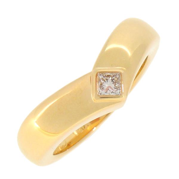 カルティエ トリアンドル 50 リング 指輪 750イエローゴールド Cartier レディース 予約販売品 Dh 10号 飯能本店 中古