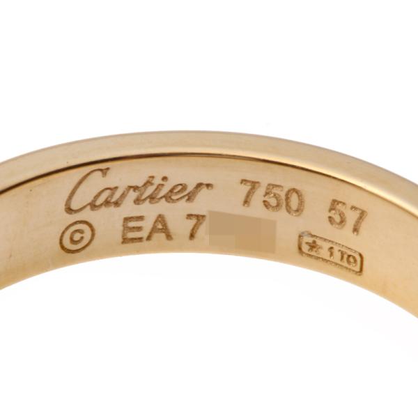 カルティエ ミニ ラブ 入荷予定 57 リング 指輪 750ピンクゴールド Cartier 中古 銀座店 17号 ゴールド Dh573 メンズ レディース