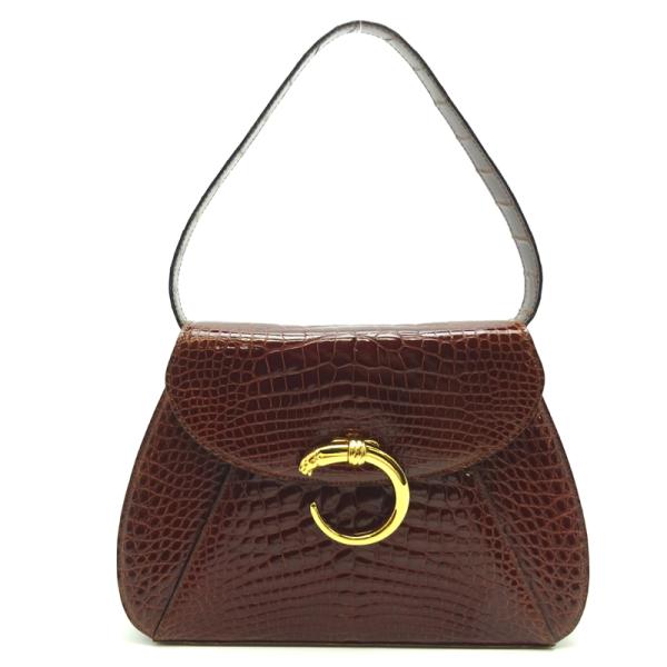 カルティエ パンテール ドゥ カルティエ レザー 2WAY　ハンドバッグ Cartier カルティエ パンテール2WAYハンドバッグ バッグ レザー