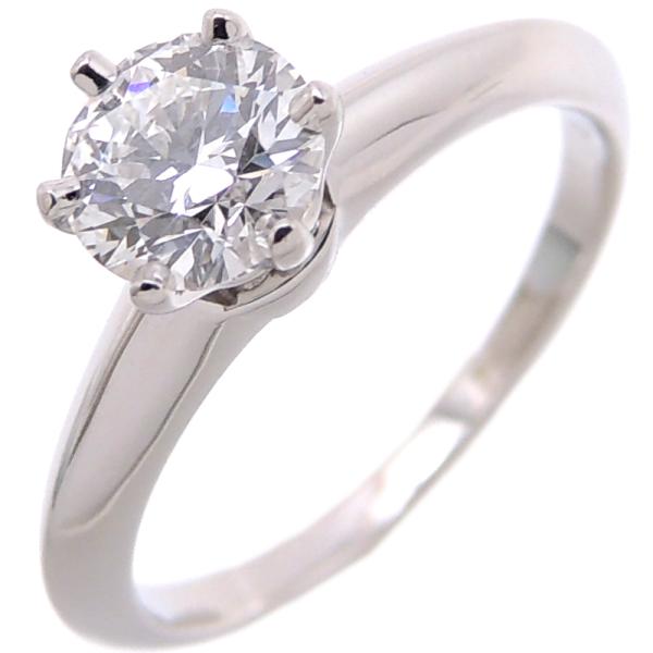 ティファニー プラチナ ダイヤモンド リング Pt950 ソリティア 婚約指輪 TIFFANY&Co. ［飯能本店］TIFFANY&Co. ティファニー 0.68ct
