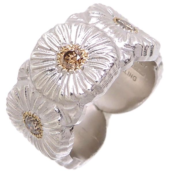 BUCCELLATI ブチェラッティ ブロッサム ダイヤモンド デイジー デイジー ボタンイヤリング - | Official Buccellati Website