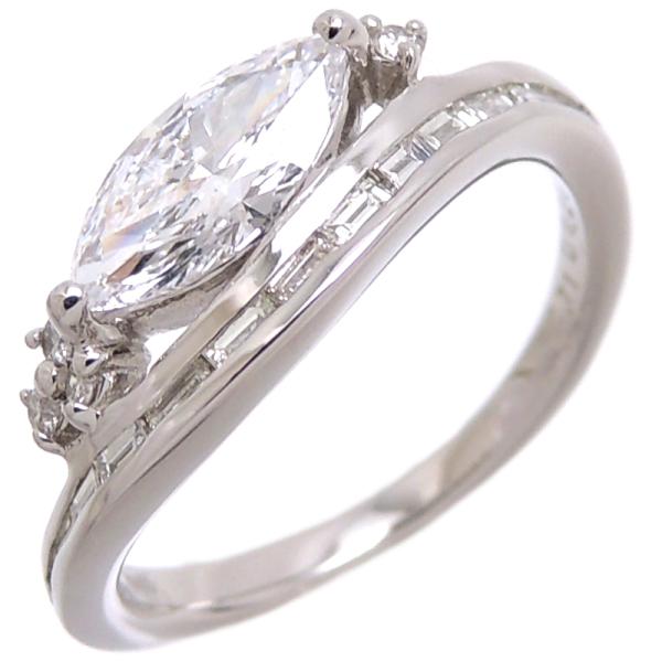 モルガナイトリング0.66ct PT900 15.5号 モルガナイトリング0.66ct PT900 15.5号