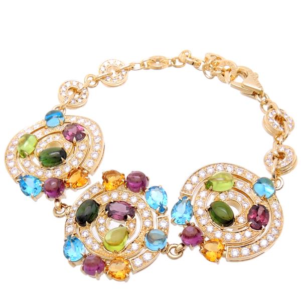 ▲ブルガリ BVLGARI アストラーレ ブレスレット K18ｘレザー △ブルガリ BVLGARI アストラーレ ブレスレット K18xレザー