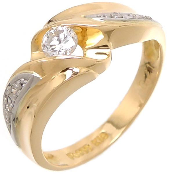 飯能本店］Non Brand ノンブランド K18 Pt900 0.21ct ダイヤモンド