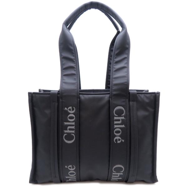 Chloe ［飯能本店］Chloe クロエ ウッディ ミディアム ナイロン トート 