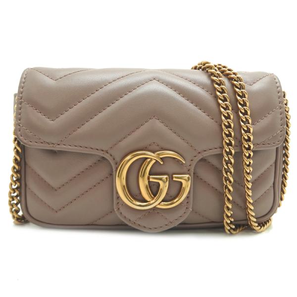 ＊GUCCI＊ スーパーミニバッグ GUCCI ［銀座店］GUCCI グッチ GGマーモント スーパーミニバッグ