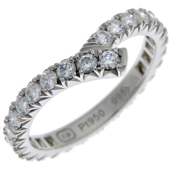 う*耳様 ハリーウィンストン 結婚指輪 銀座店］HARRY WINSTON ハリーウィンストン リボン バンド 0.74ct