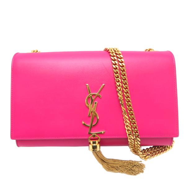 サンローランパリ　ハンドバッグ ピンク 銀座店］SAINT LAURENT PARIS サンローランパリ ケイト タッセル