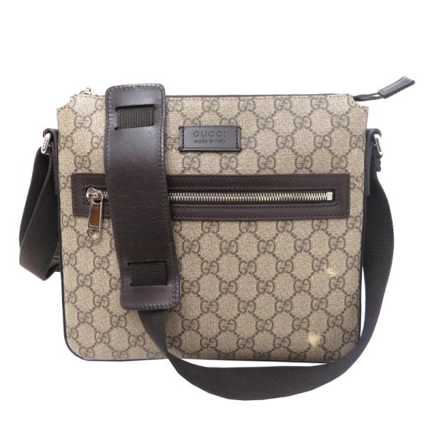 【美品】　GUCCI GGスプリーム メッセンジャーバッグ ショルダーバッグ 406410 美品】 GUCCI GGスプリーム メッセンジャーバッグ ショルダーバッグ 406410