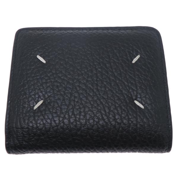 新品MaisonMargielaメゾンマルジェラ二つ折りコンパクト財布ブラック 飯能本店］Maisonmargiela メゾン マルジェラ コンパクト