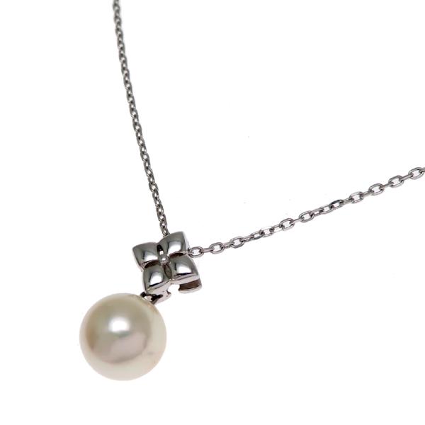 【ノーブランド】K18WG パール ネックレス ノーブランド】K18WG パール ネックレス ノンブランド NON BRAND