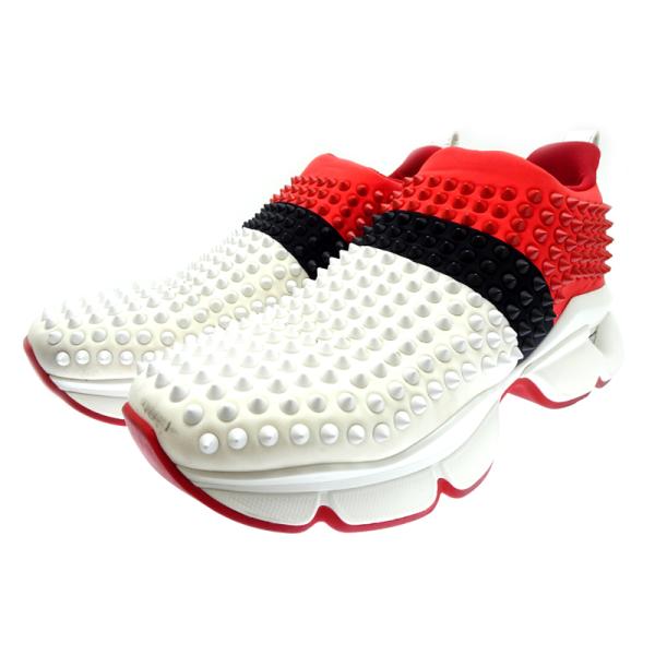 美品 クリスチャンルブタン スニーカー スパイクソック 10-25031502 美品 クリスチャンルブタン スニーカー スパイクソック 10