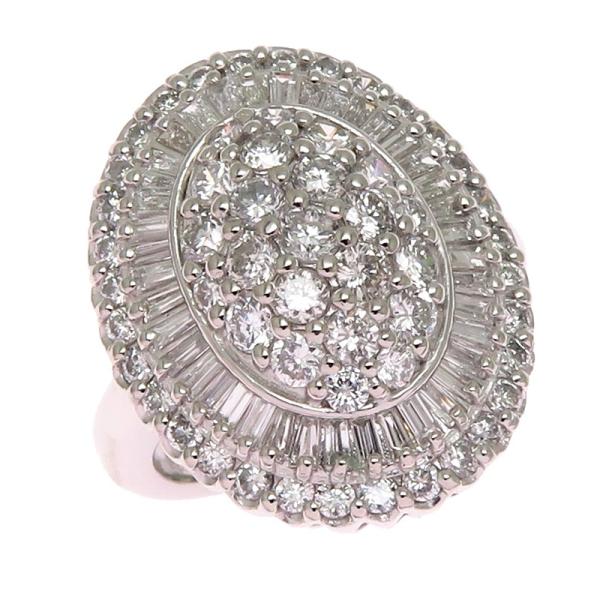 ⑦最終価格【PT900/D0.5】プラチナ天然ダイヤモンドリング11号5.09g wizem_diaring-001