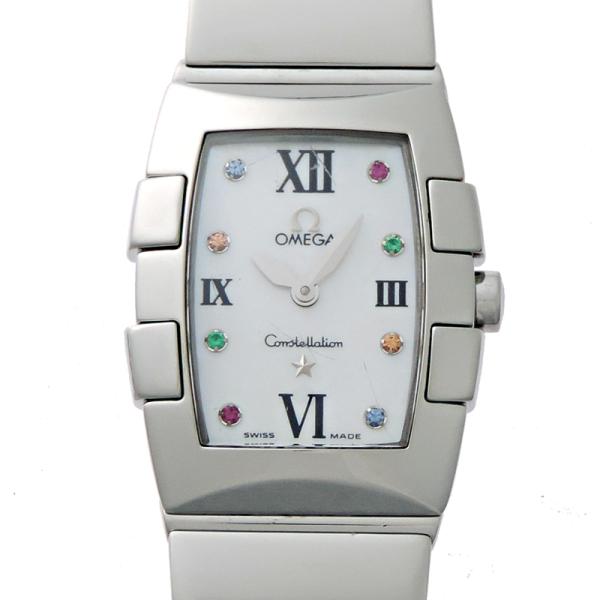 ［銀座店］OMEGA オメガ コンステレーション クアドレラ マルチストーン 1584.79.00 腕時計 レディース DH91393