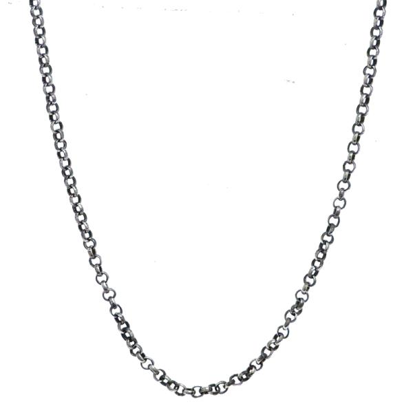 銀座店］CHROME HEARTS クロムハーツ ロール チェーン 18インチ